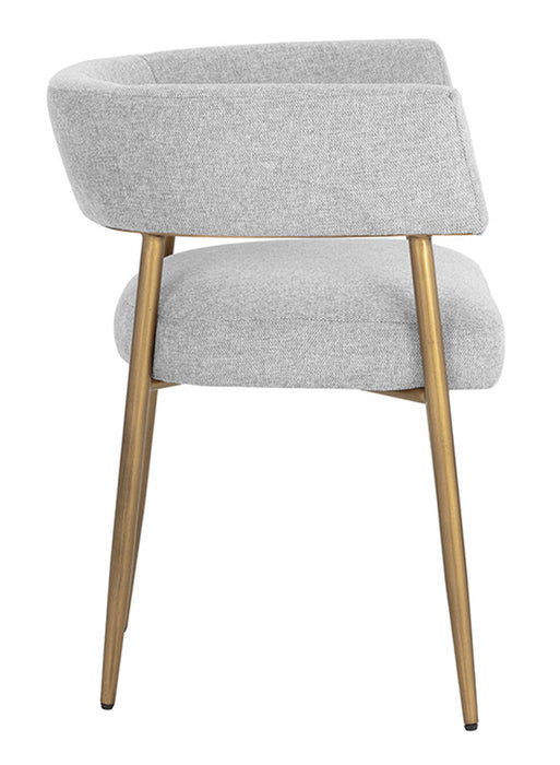 Sunpan Maestro Dining Armchair - Belfast Heather Grey