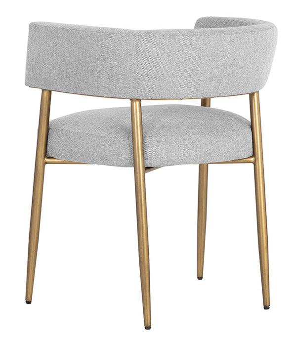 Sunpan Maestro Dining Armchair - Belfast Heather Grey