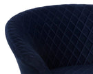 Sunpan Carine Swivel Lounge Chair - Abbington Navy