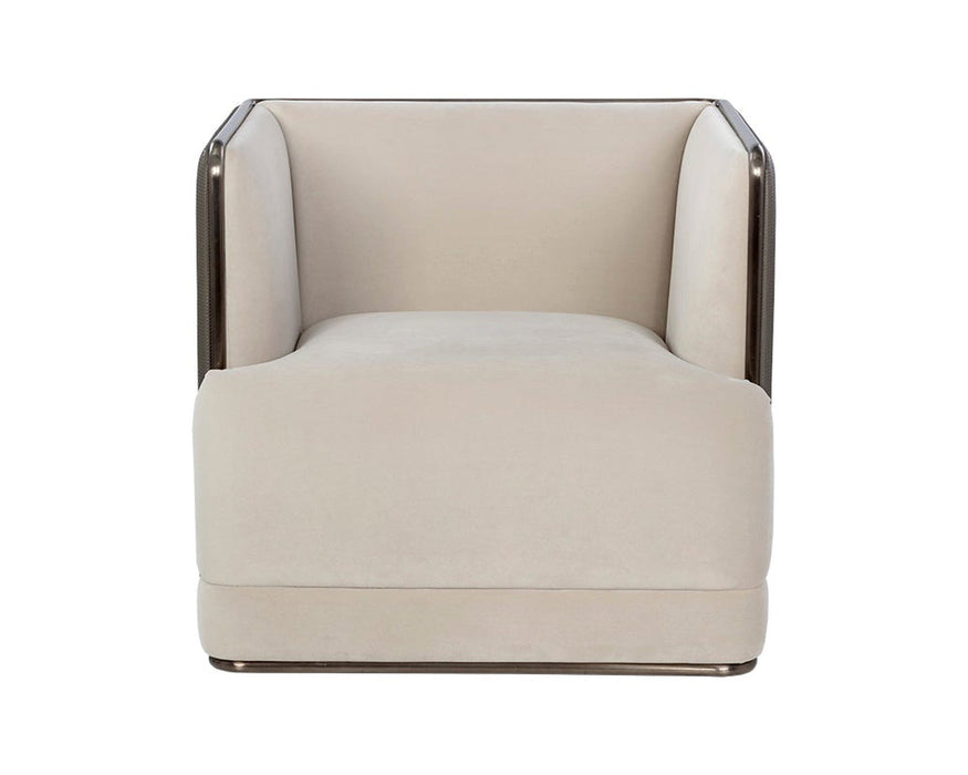 Sunpan Sierra Armchair - Meg Taupe/Porcini Taupe