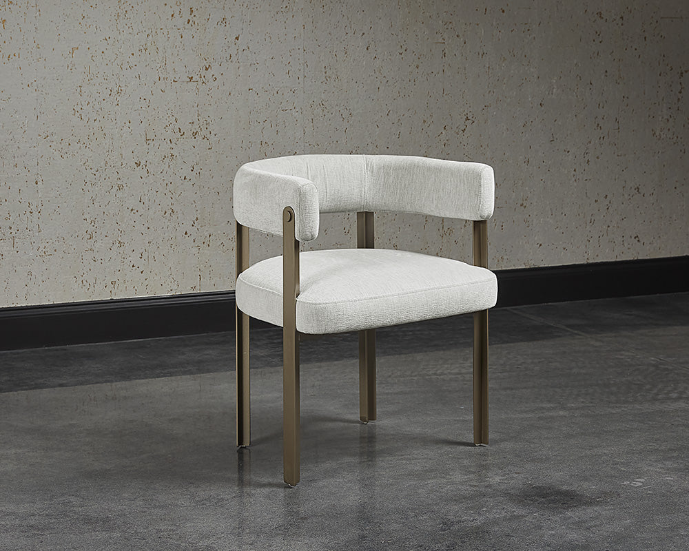 Sunpan Mae Dining Armchair - Ernst Silverstone Clearance