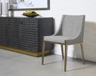 Sunpan Dionne Dining Chair - Monument Pebble