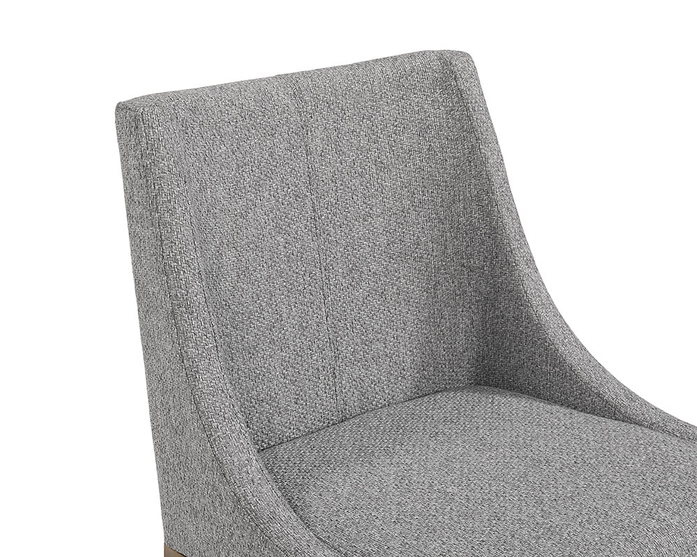 Sunpan Dionne Dining Chair - Monument Pebble