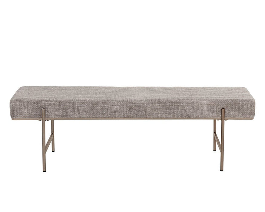 Sunpan Davian Bench - Chacha Limestone