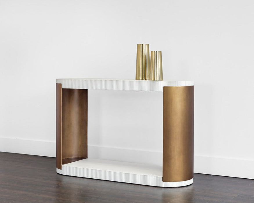 Sunpan Cavette Console Table