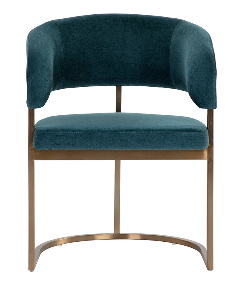 Sunpan Marris Dining Armchair - Gold
