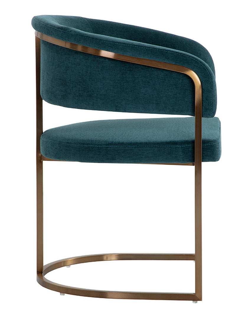Sunpan Marris Dining Armchair - Gold