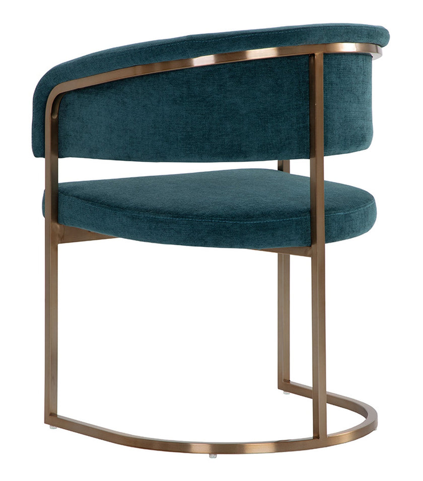 Sunpan Marris Dining Armchair - Gold