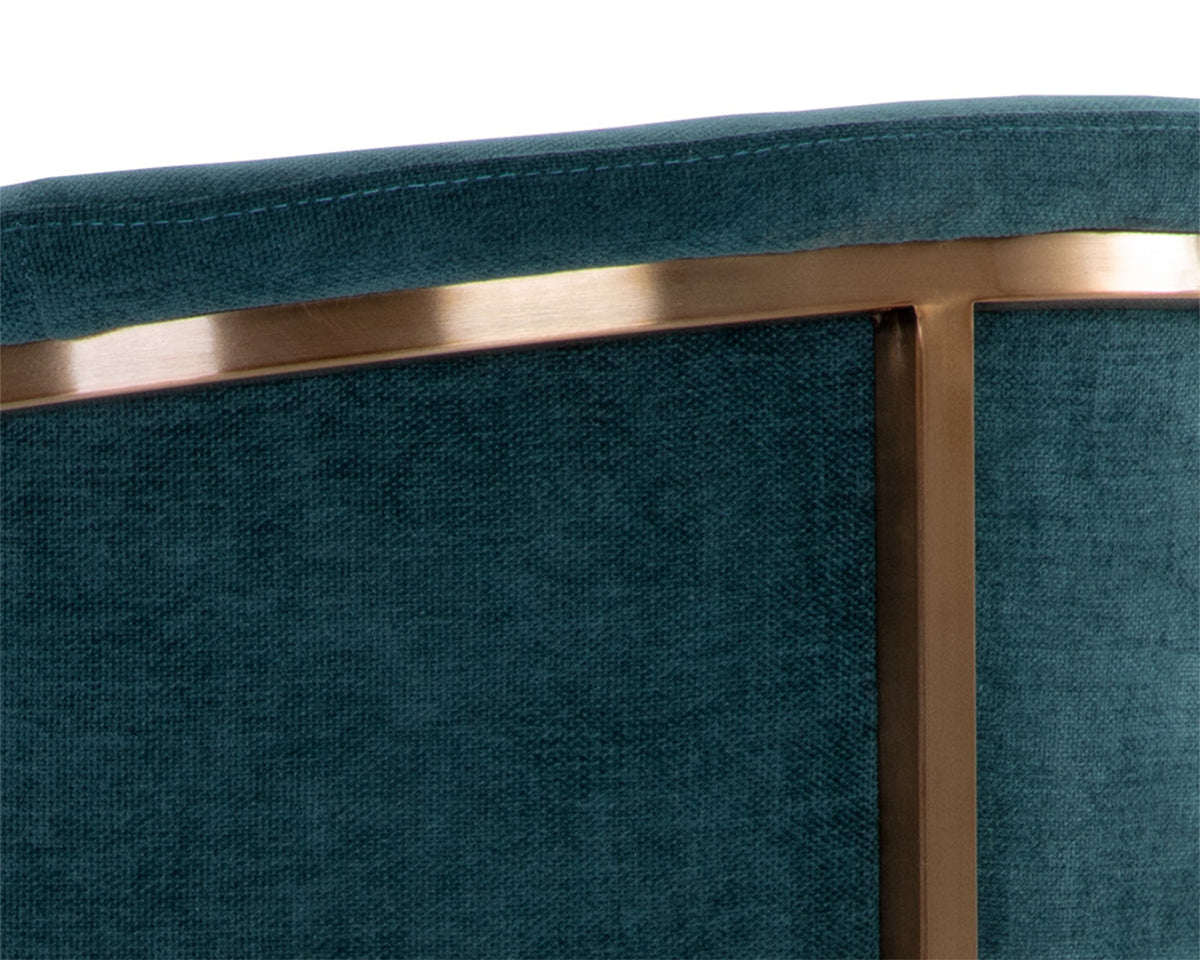Sunpan Marris Dining Armchair - Gold