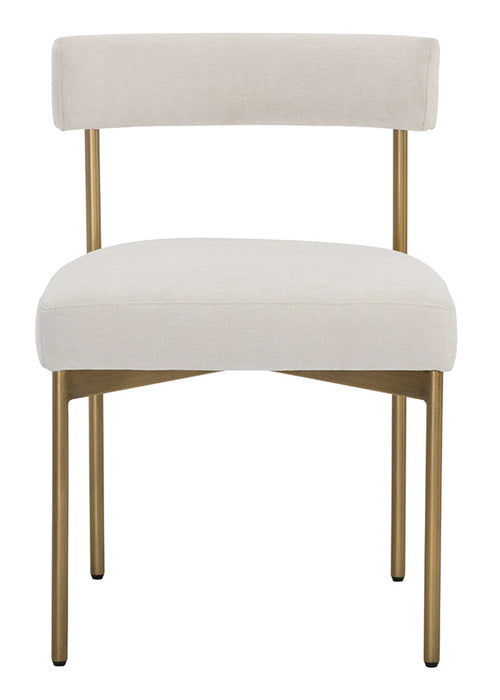 Sunpan Seneca Dining Chair - Antique Brass - Set of 2