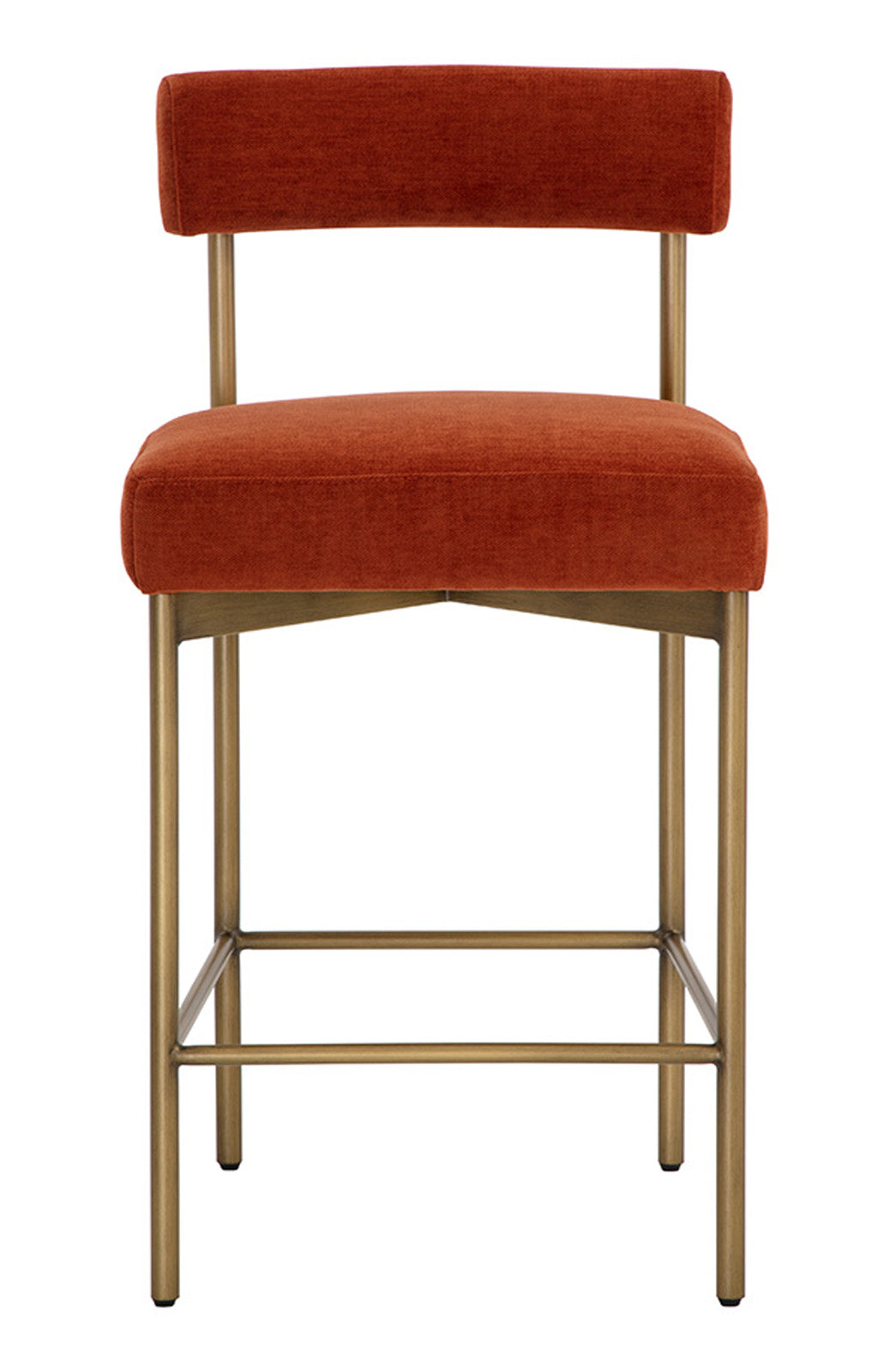 Sunpan Seneca Counter Stool - Antique Brass