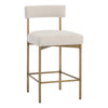 Sunpan Seneca Counter Stool - Antique Brass