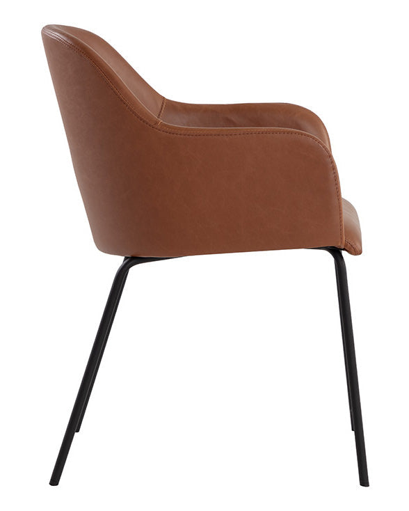 Sunpan Hensley Dining Armchair - Hazelnut