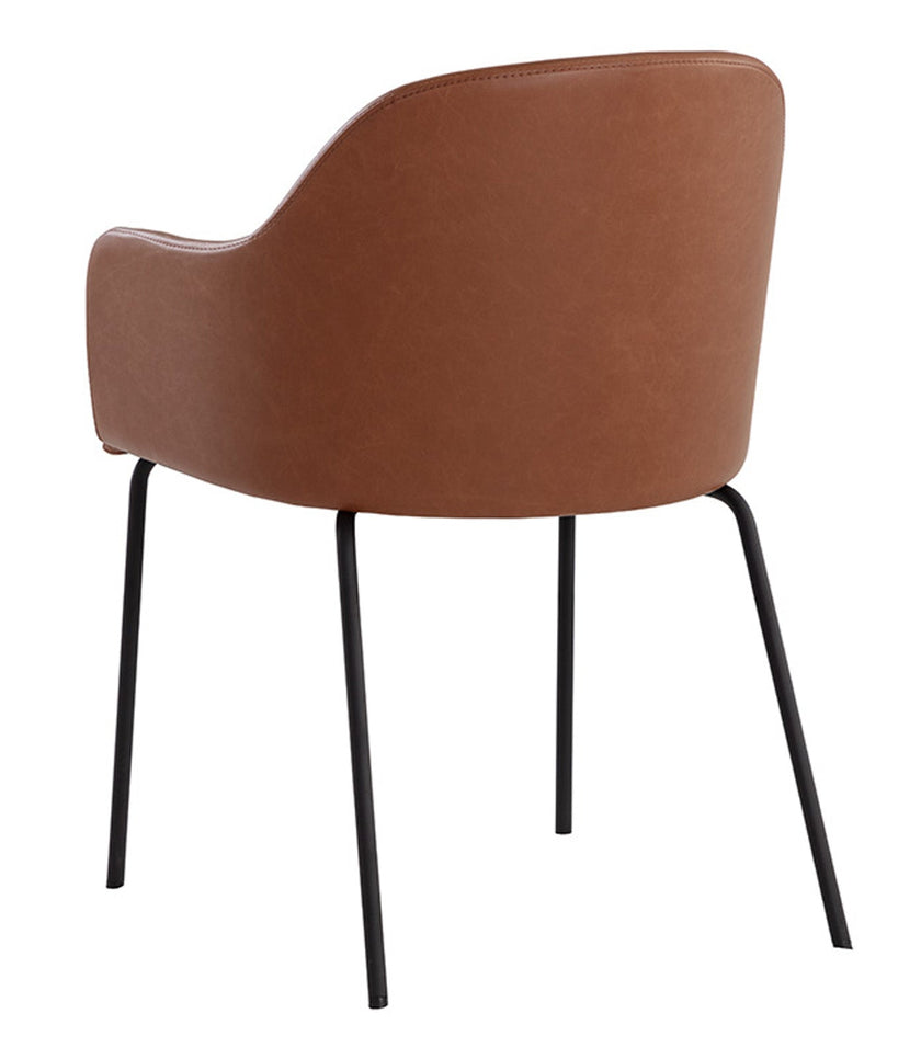 Sunpan Hensley Dining Armchair - Hazelnut