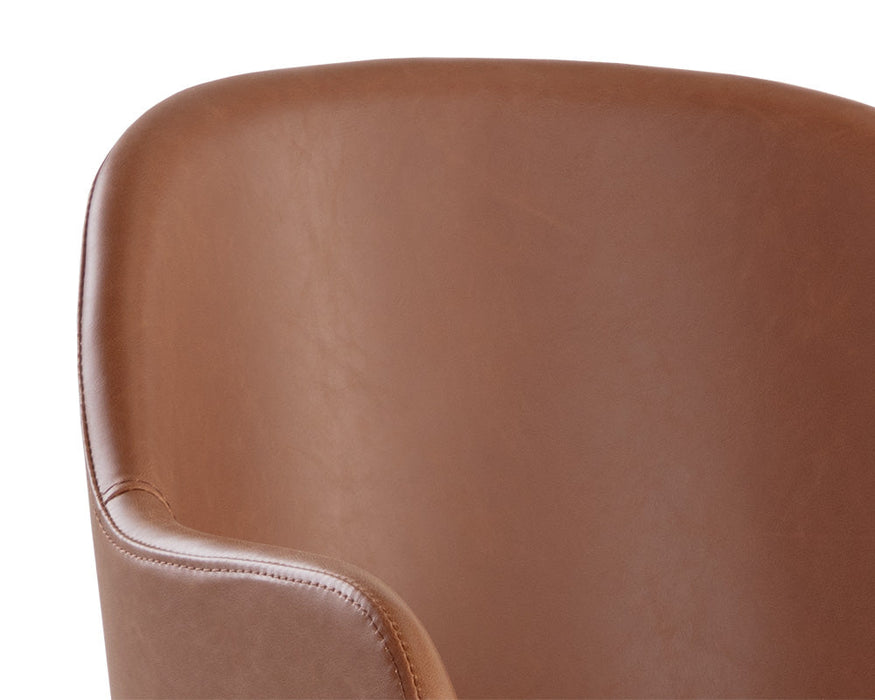 Sunpan Hensley Dining Armchair - Hazelnut