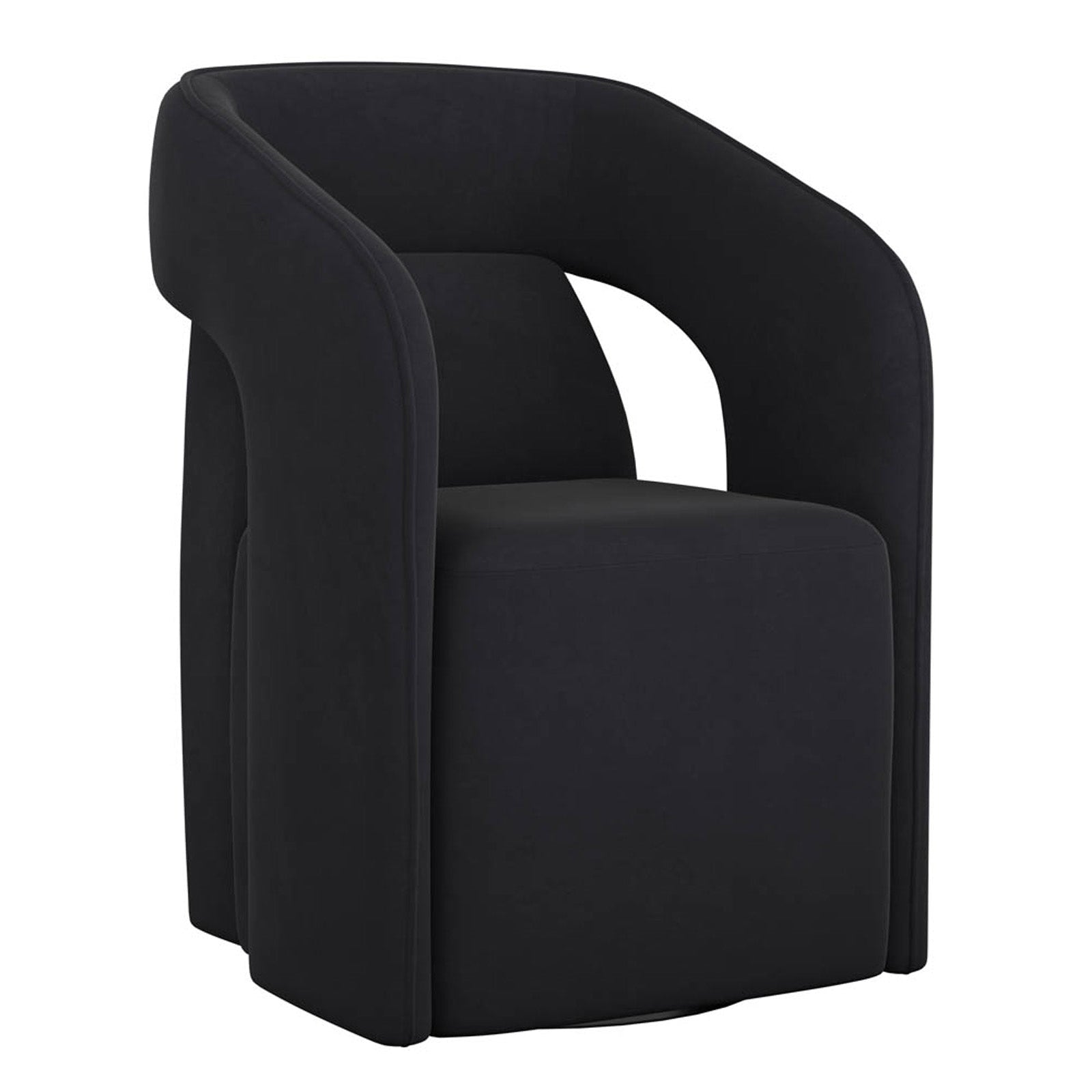 Sunpan Kendrick Wheeled Dining Armchair