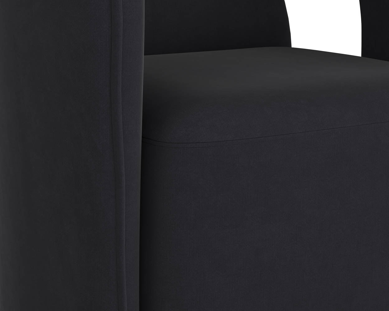Sunpan Kendrick Wheeled Dining Armchair