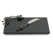 Michael Aram Black Orchid Cheese Board With Knife