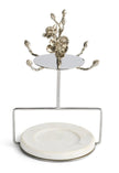 Michael Aram Blue Orchid Demitasse Set with Stand