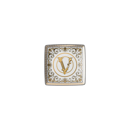 Versace Virtus Gala Canape Dish - White