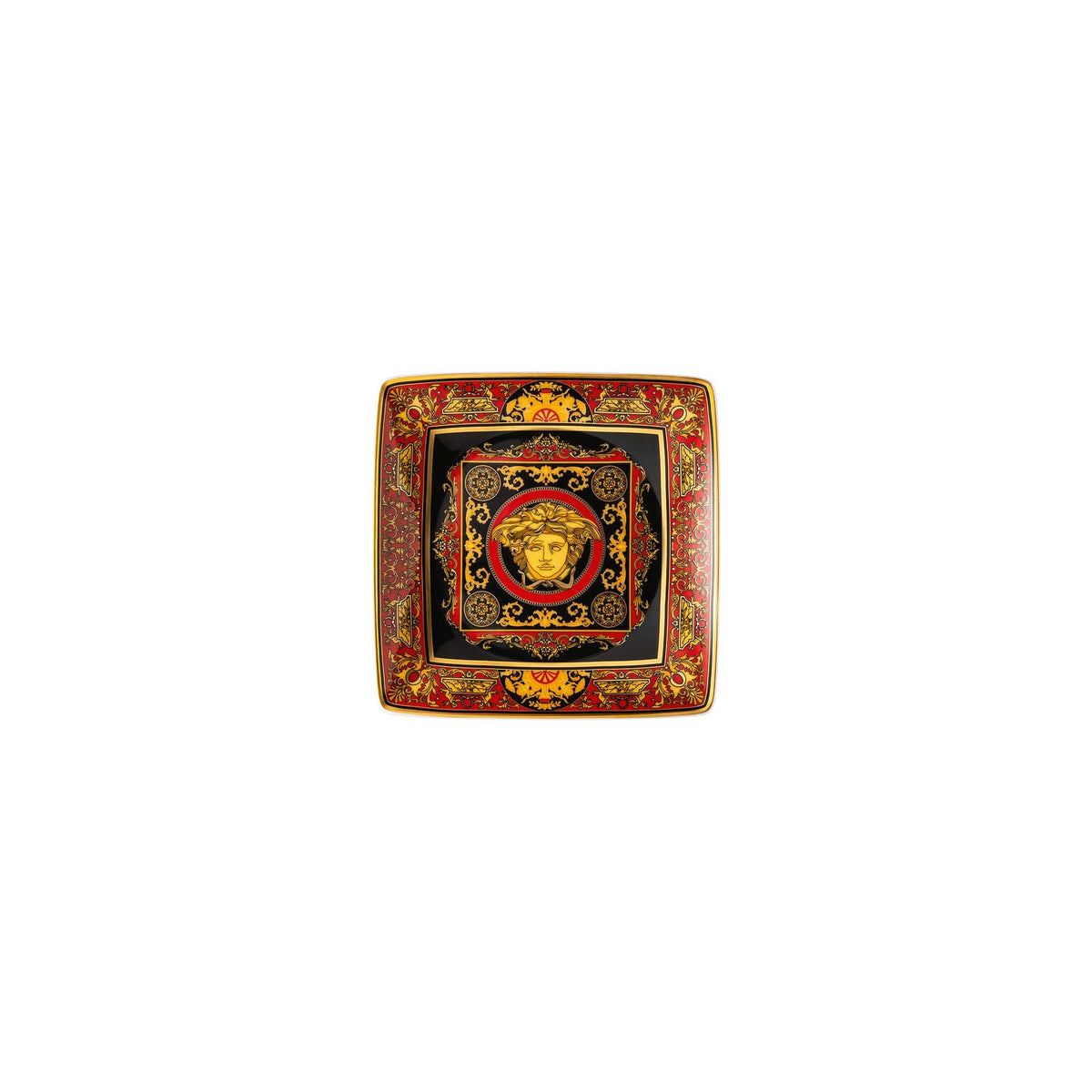 Versace Medusa Canape Dish - Red