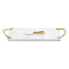 Michael Aram Calla Lily Small Cheese Board W/ Spreader