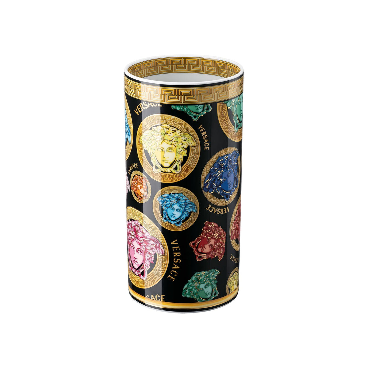 Versace Medusa Amplified Vase - Multicolor - 9.5 Inch