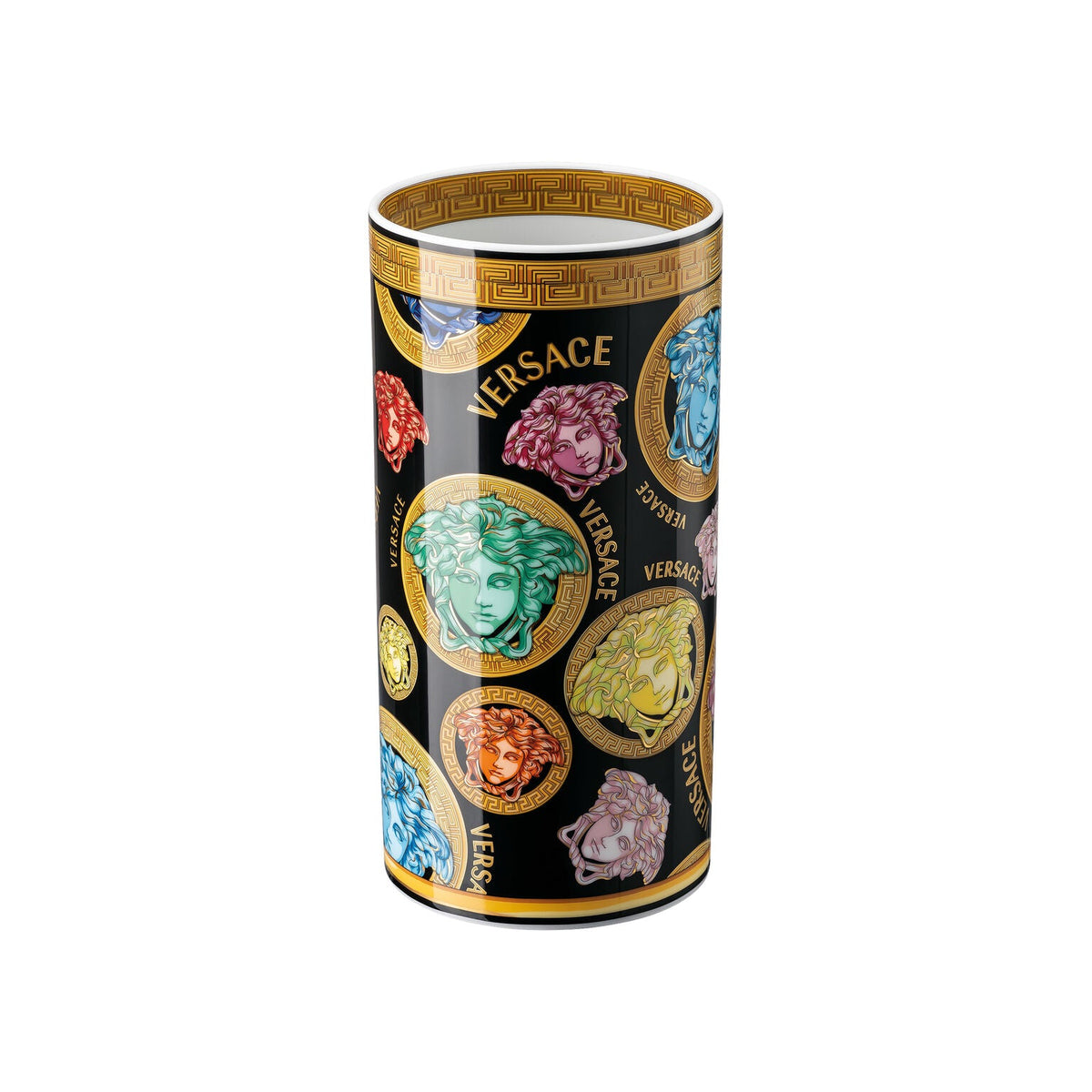 Versace Medusa Amplified Vase - Multicolor - 9.5 Inch