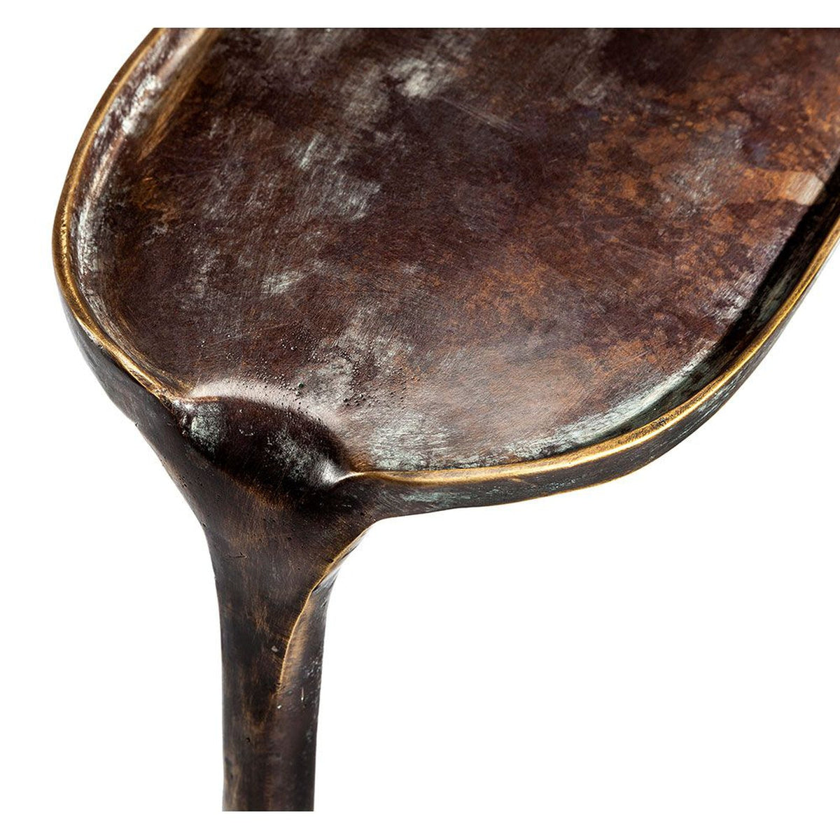 Interlude Duval Hugging Table - Verdigris