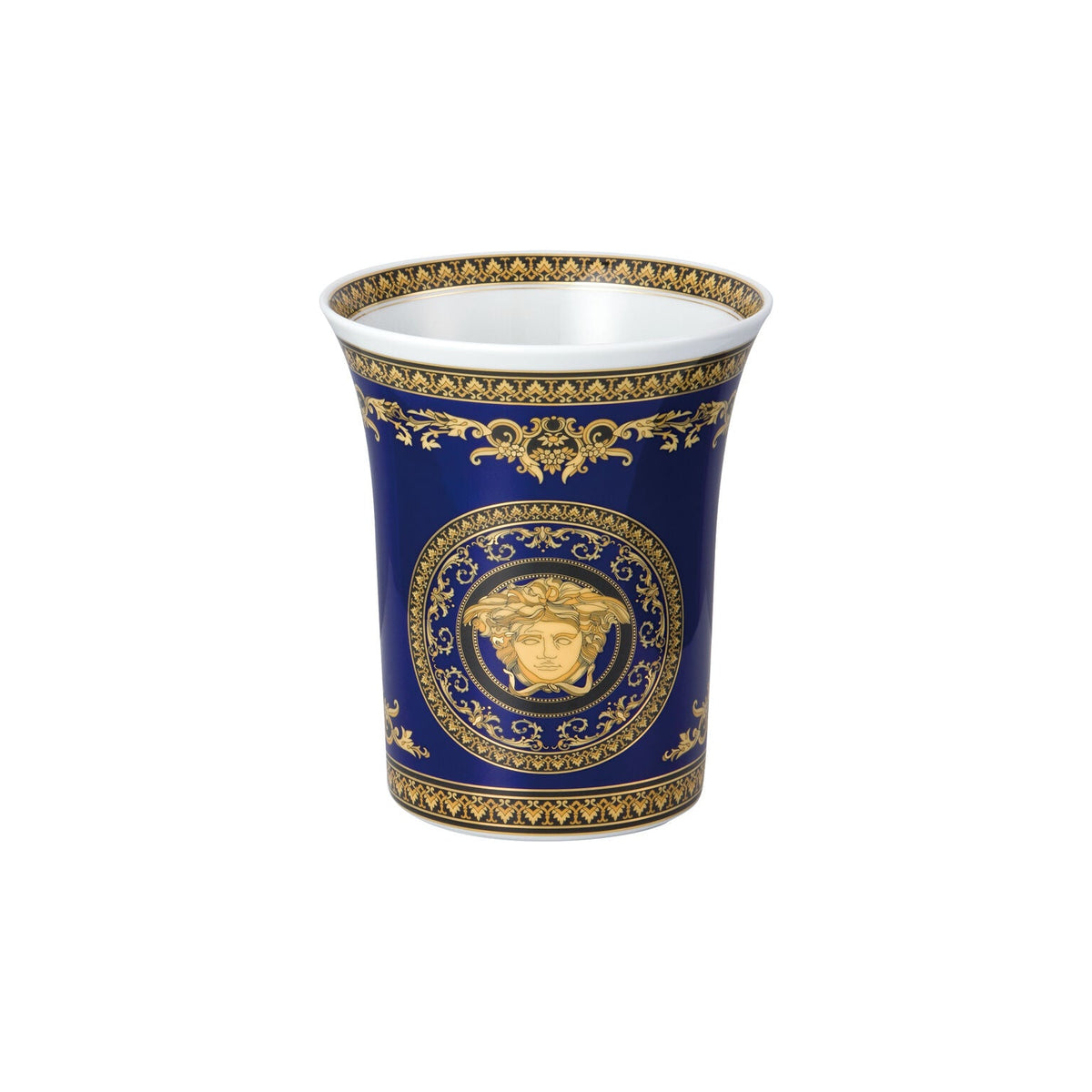 Versace Medusa Vase - Blue - 7 Inch