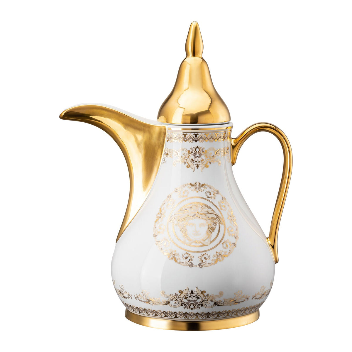 Versace Medusa Gala Arabic Coffee Dallah Thermos — Grayson Luxury