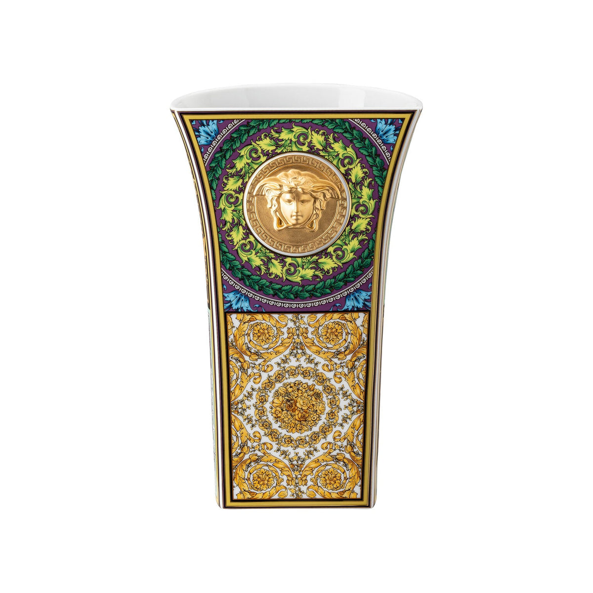 Versace Medusa Madness Vase Barocco Mosaic 10.25 Inch — Grayson Luxury