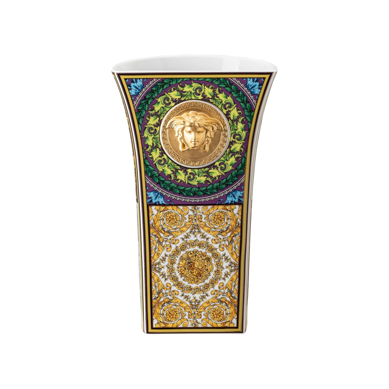 Versace Medusa Madness Vase Barocco Mosaic - 10.25 Inch