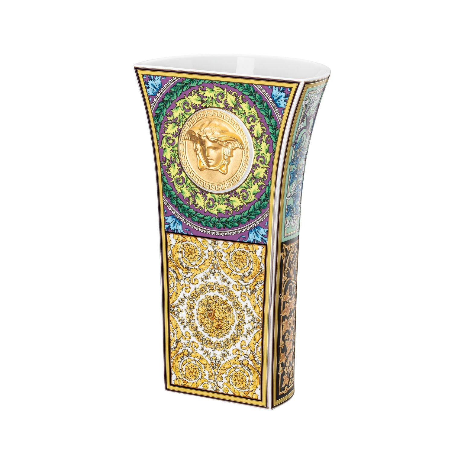 Versace Medusa Madness Vase Barocco Mosaic - 10.25 Inch