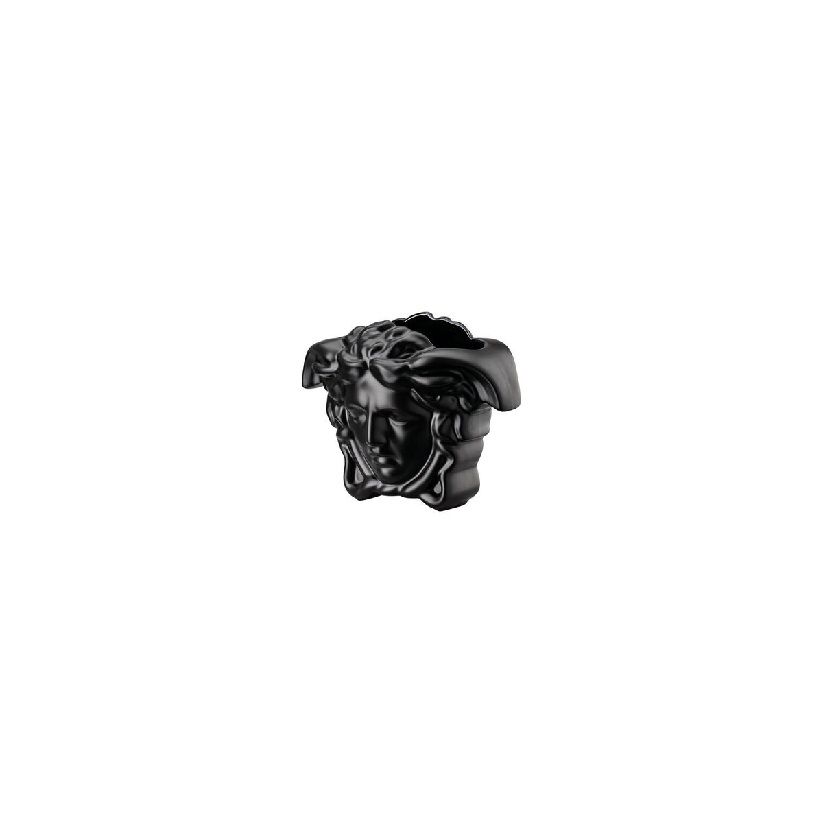Versace Medusa Grande Vase Black - 3.5 Inch