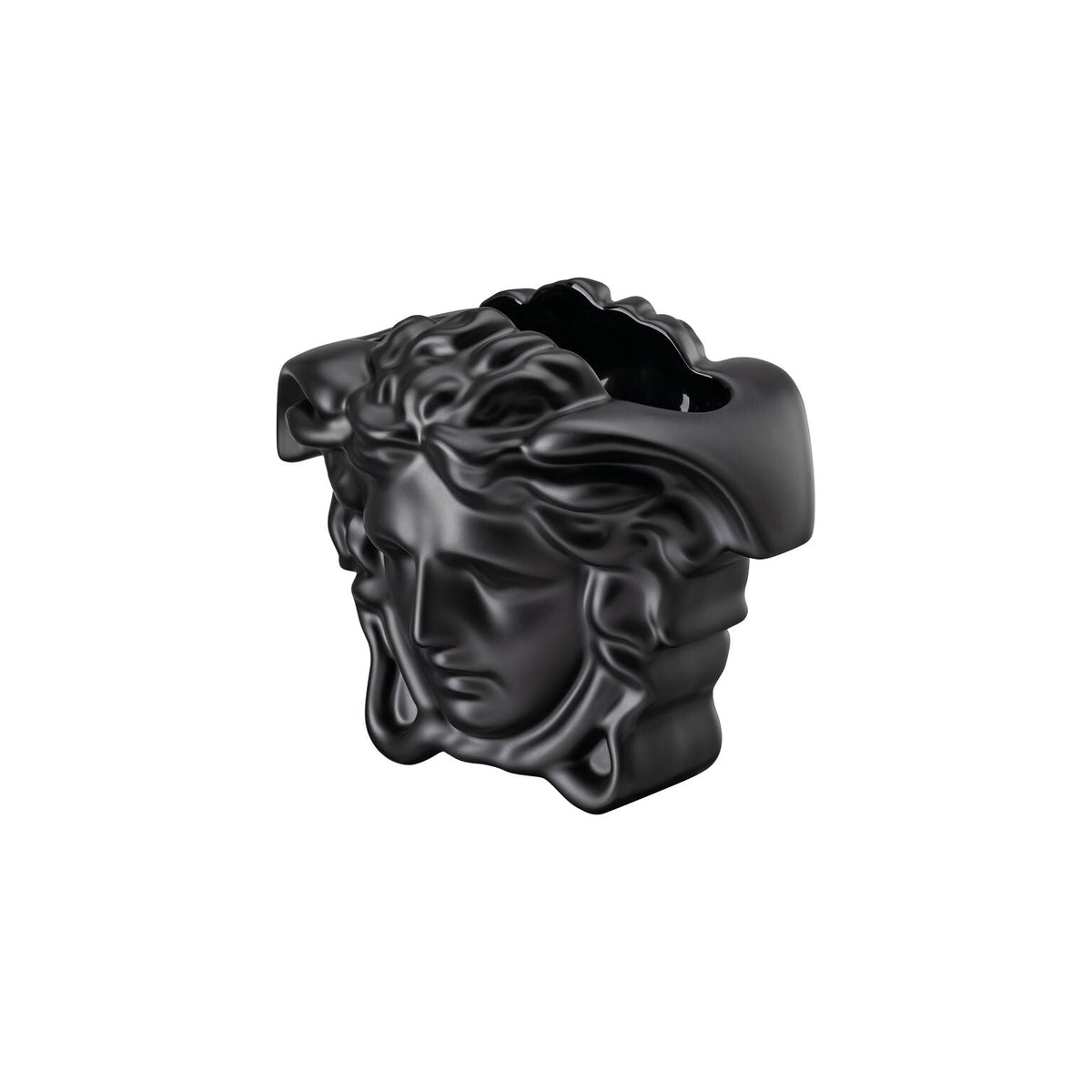 Versace Medusa Grande Vase Black - 6 Inch