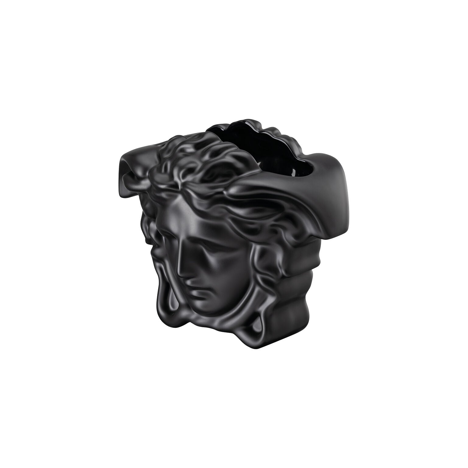 Versace Medusa Grande Vase Black - 6 Inch