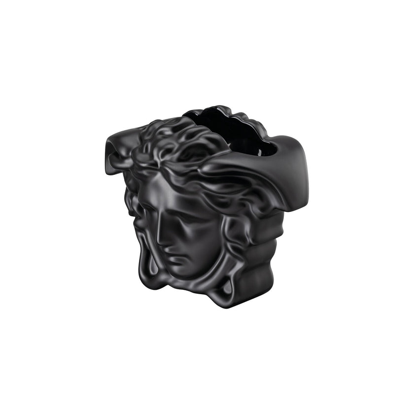 Versace Medusa Grande Vase Black - 6 Inch