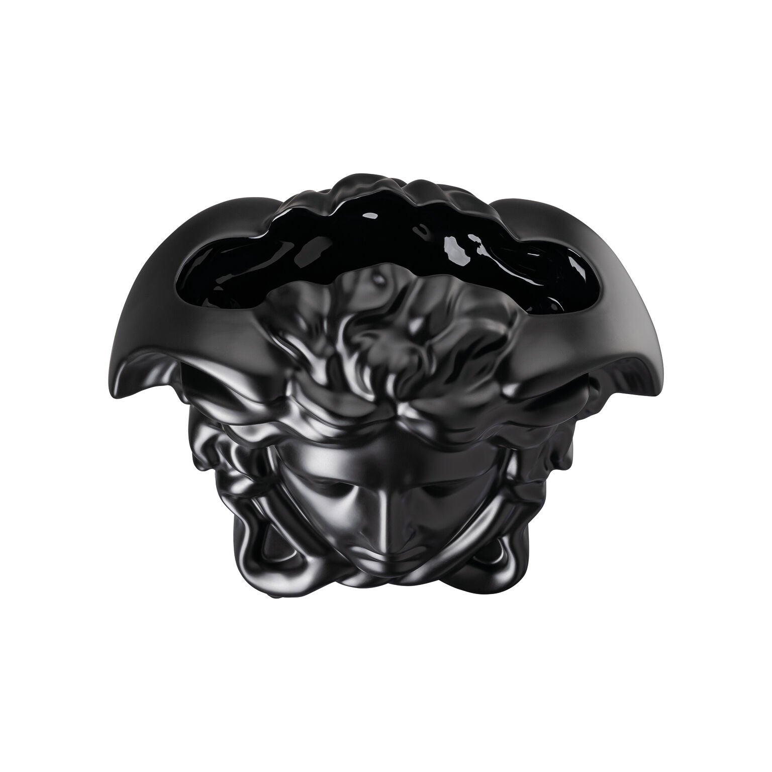 Versace Medusa Grande Vase Black - 8.25 Inch