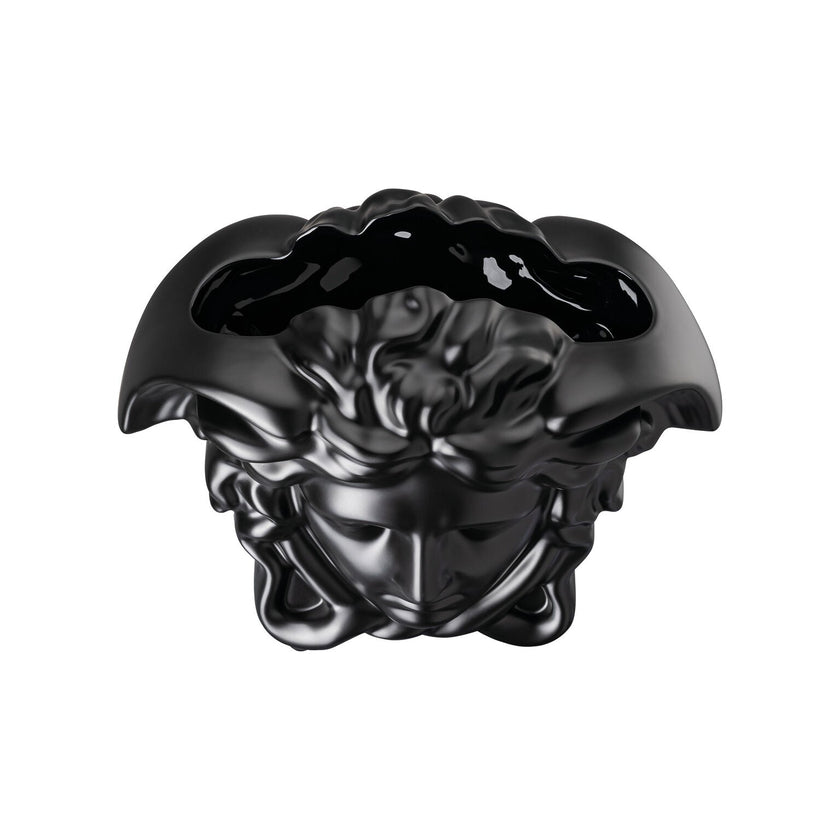 Versace Medusa Grande Vase Black - 8.25 Inch