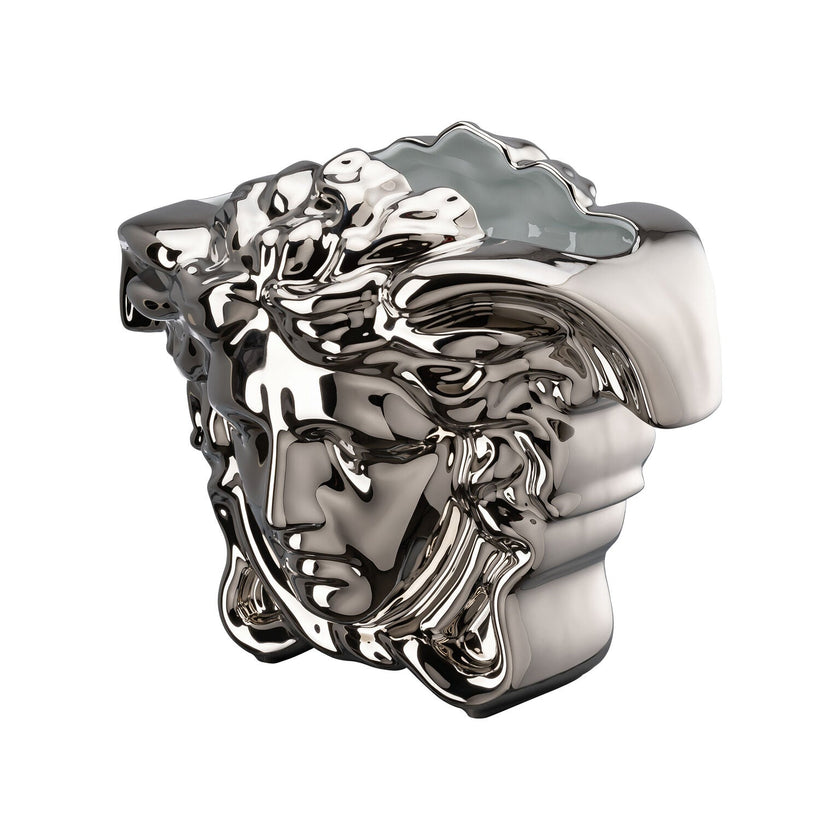 Versace Medusa Grande Vase Silver - 8.25 Inch