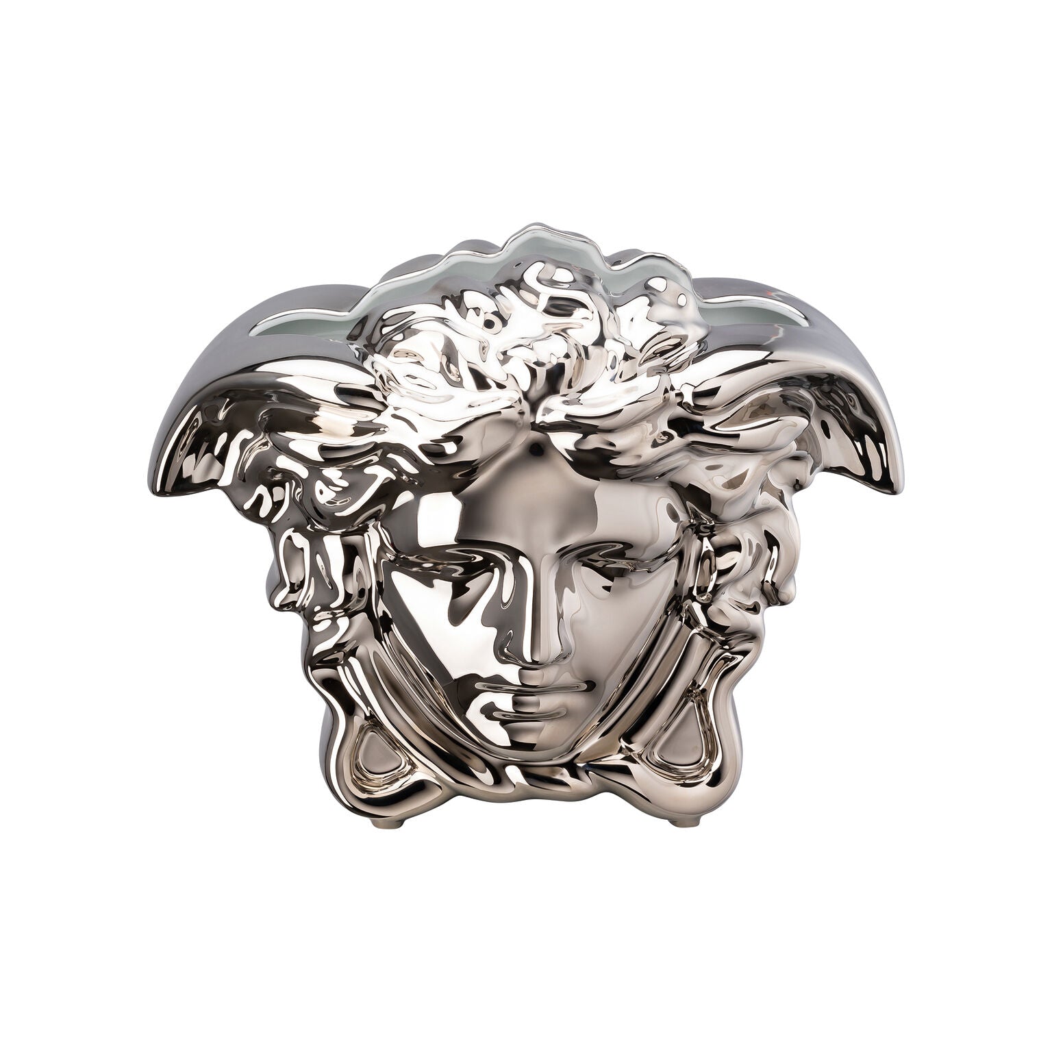 Versace Medusa Grande Vase Silver - 8.25 Inch