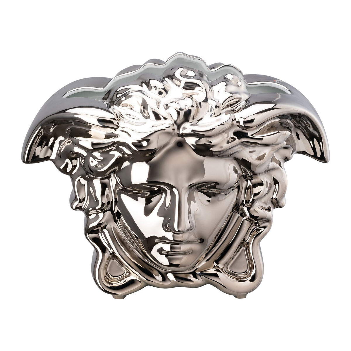 Versace Medusa Grande Vase Silver - 11.75 Inch