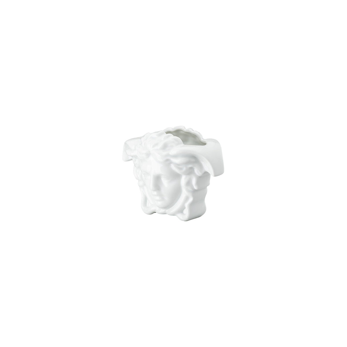Versace Medusa Grande Vase White - 3.5 Inch