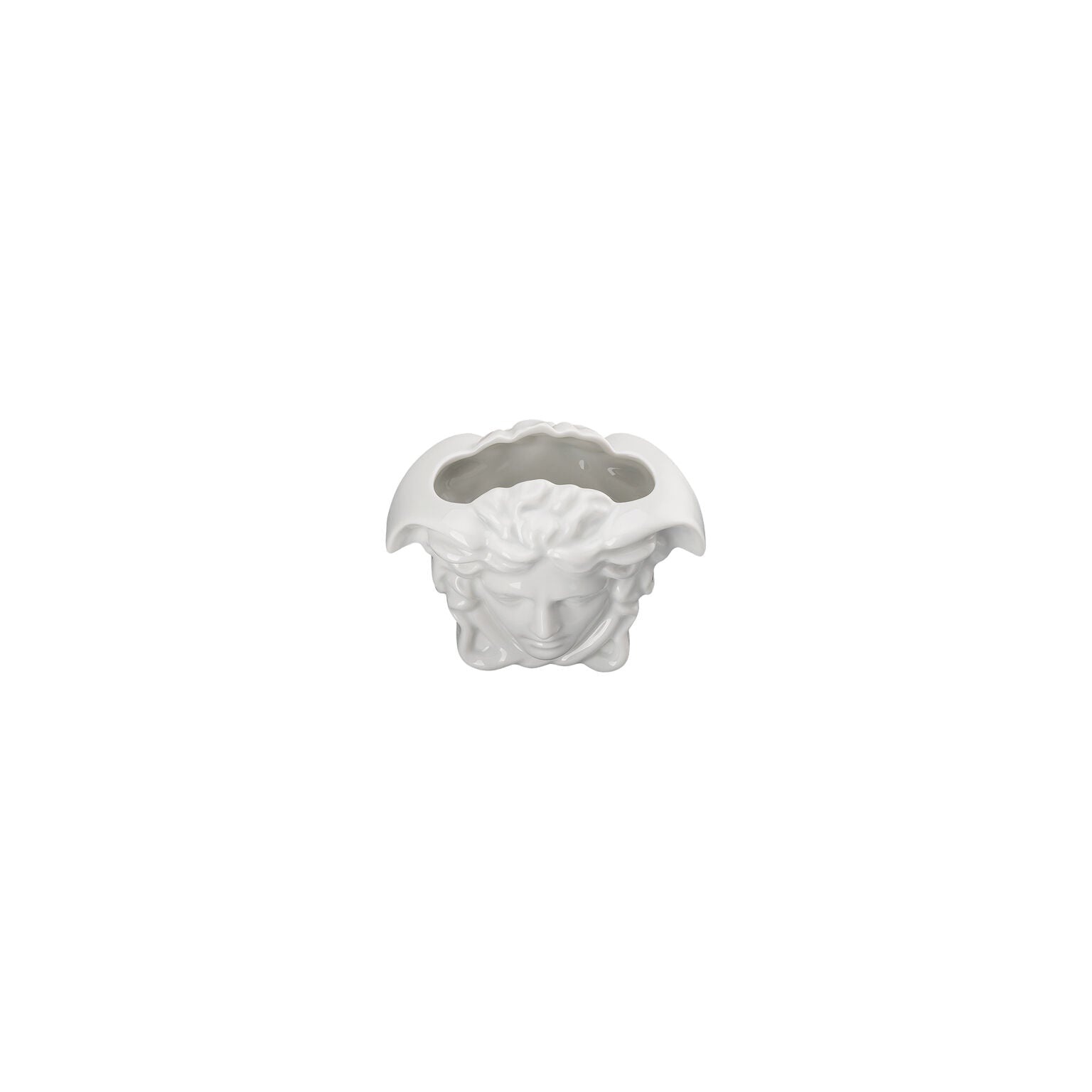 Versace Medusa Grande Vase White - 3.5 Inch