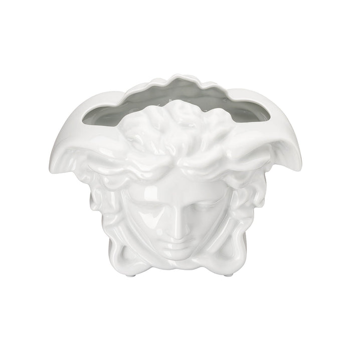 Versace Medusa Grande Vase White - 8.25 Inch
