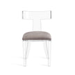 Interlude Tristan Acrylic Klismos Chair