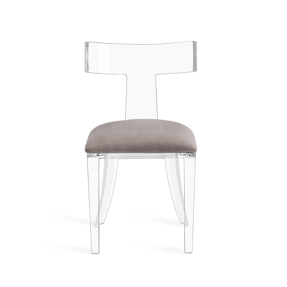 Interlude Tristan Acrylic Klismos Chair