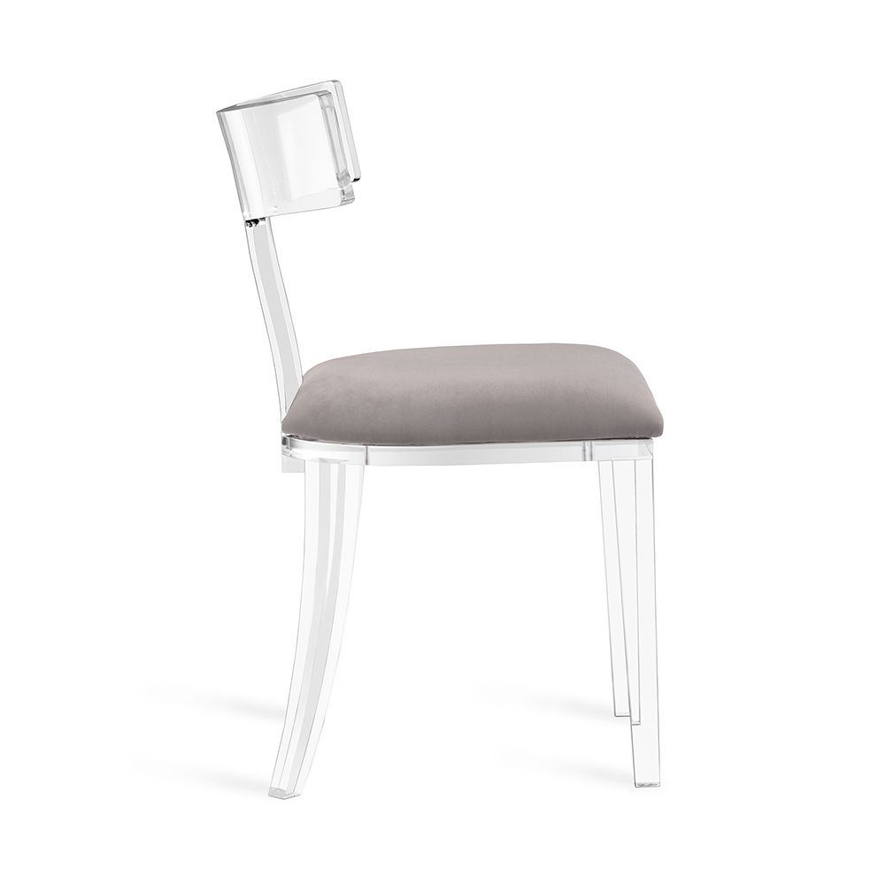Interlude Tristan Acrylic Klismos Chair
