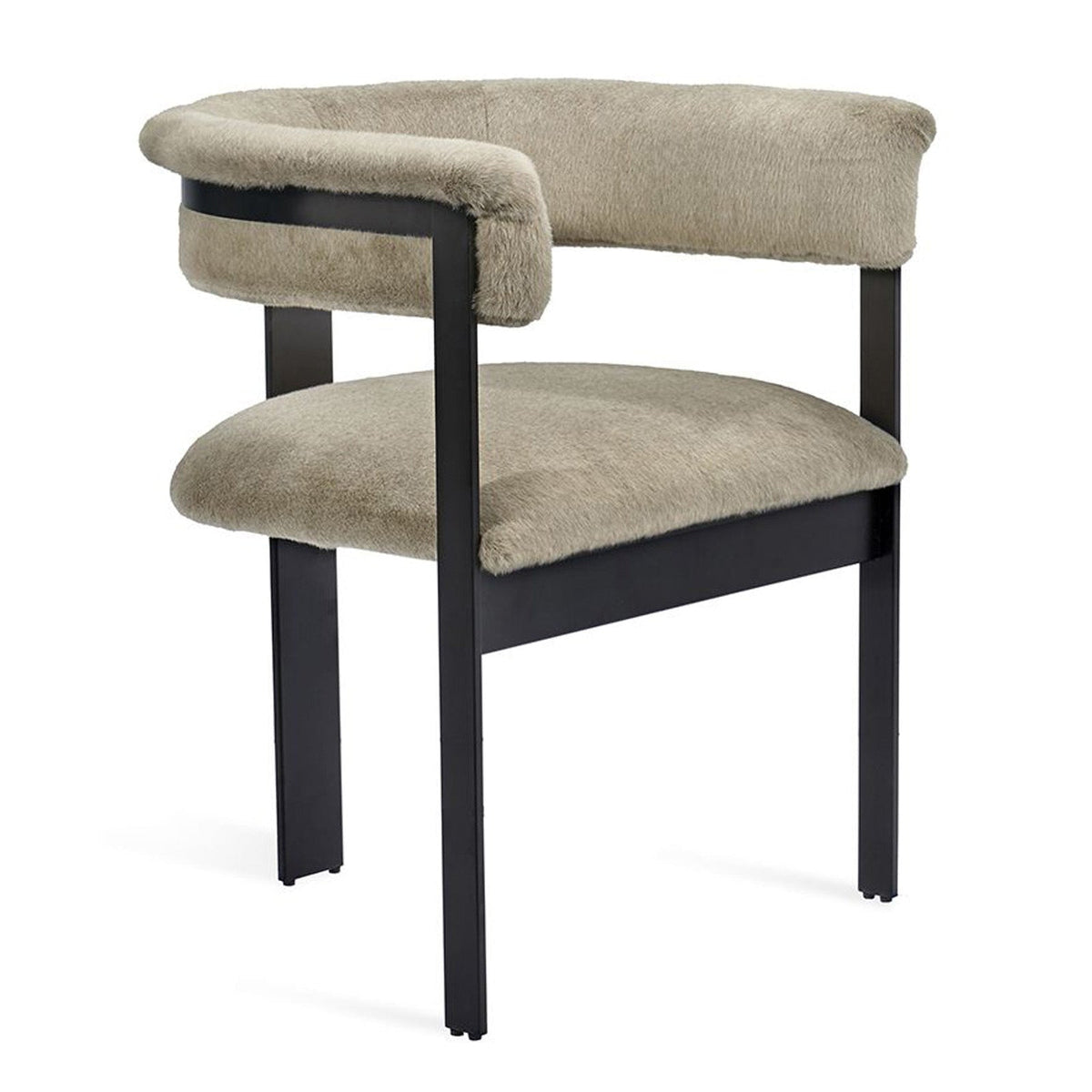 Interlude Darcy Dining Chair in Black — Grayson Luxury
